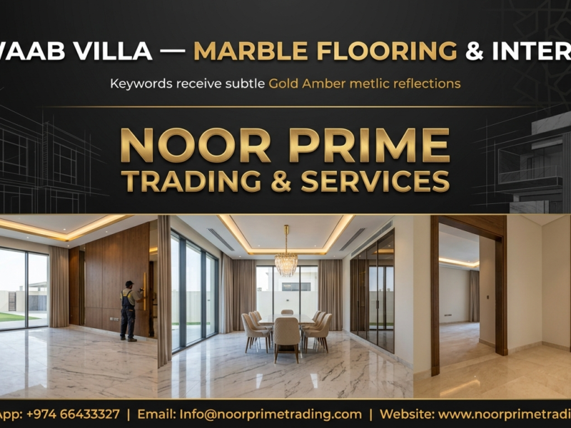 Al Waab Villa — Marble Flooring & Interiors