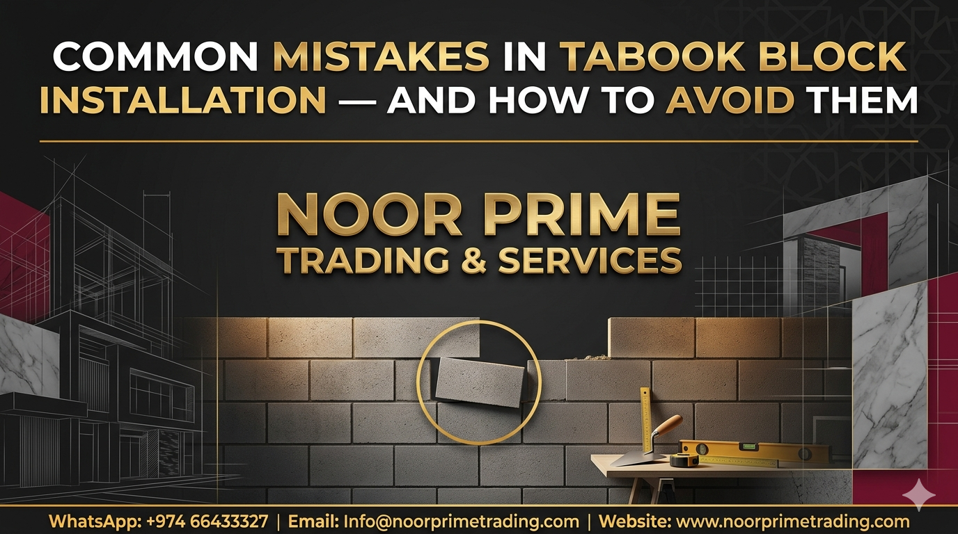 Common Mistakes in Tabook Block Installation — And How to Avoid Them