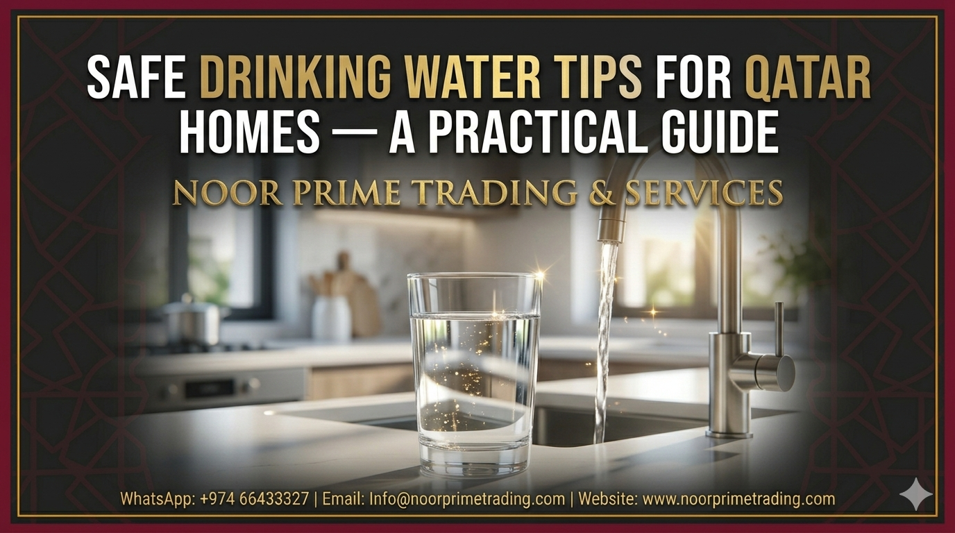 Safe Drinking Water Tips for Qatar Homes — A Practical Guide