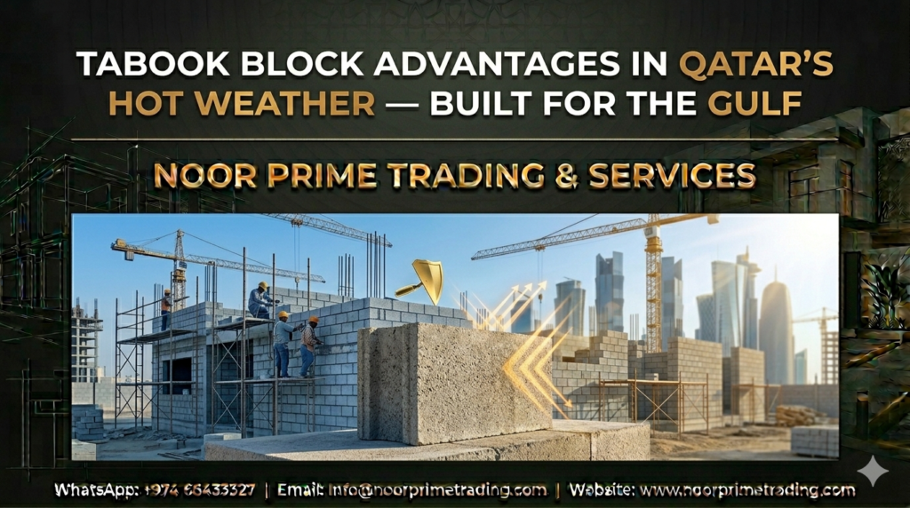 Tabook Block Advantages in Qatar's Hot Weather — Built for the Gulf