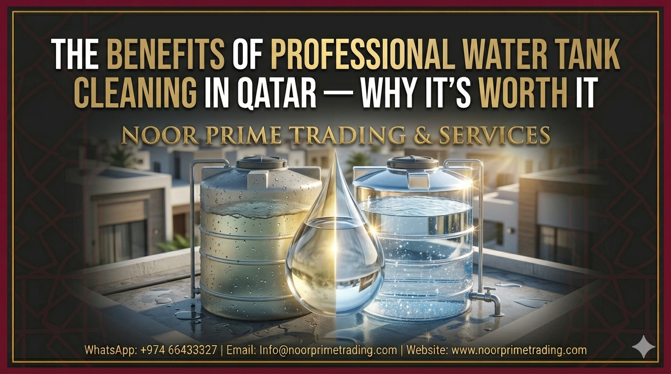 The Benefits of Professional Water Tank Cleaning in Qatar — Why It’s Worth It