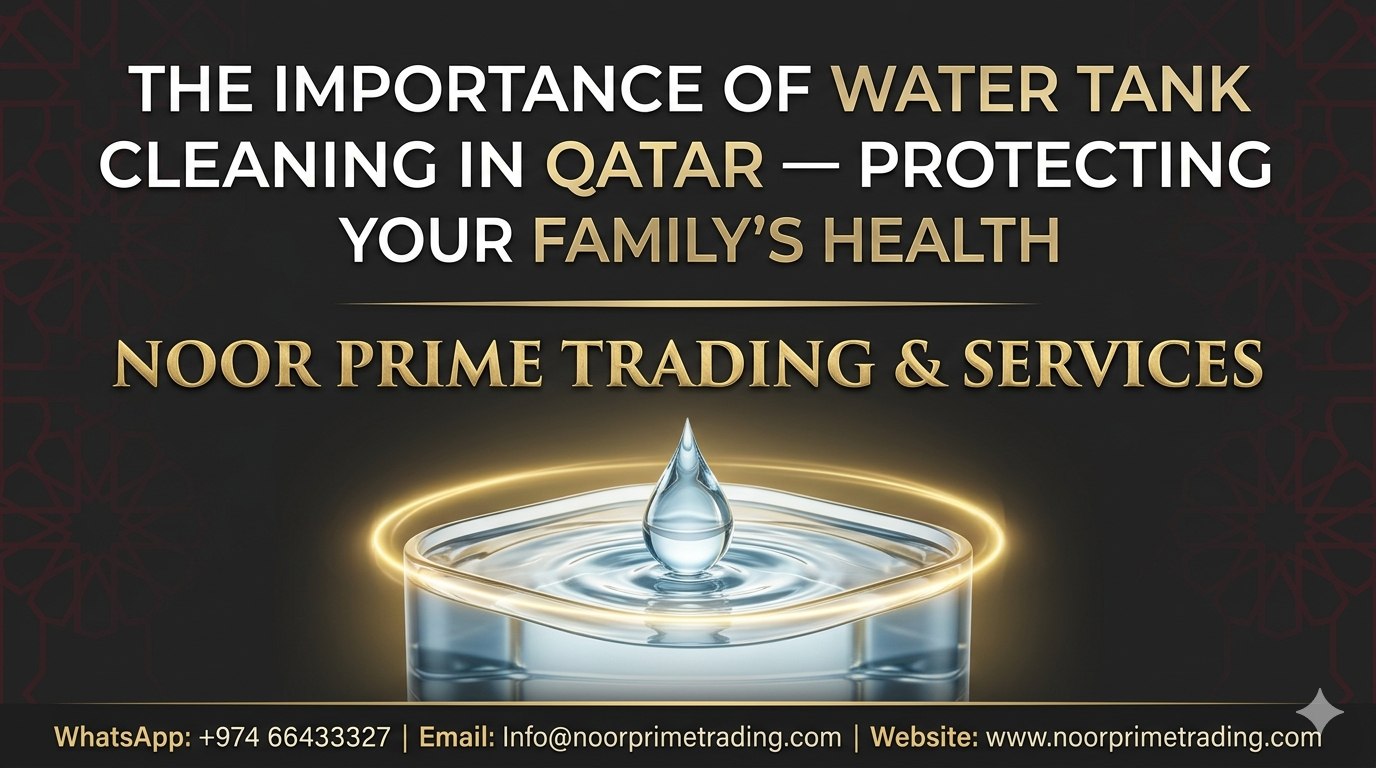 The Importance of Water Tank Cleaning in Qatar — Protecting Your Family’s Health