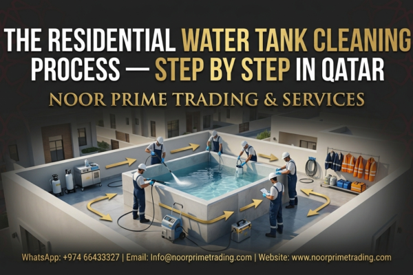 The Residential Water Tank Cleaning Process — Step by Step in Qatar