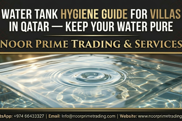 Water Tank Hygiene Guide for Villas in Qatar — Keep Your Water Pure