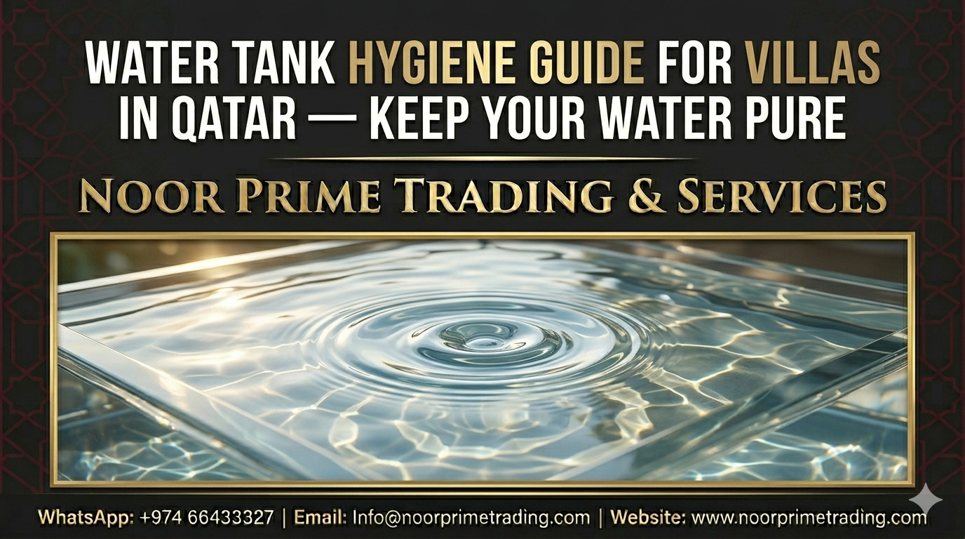 Water Tank Hygiene Guide for Villas in Qatar — Keep Your Water Pure
