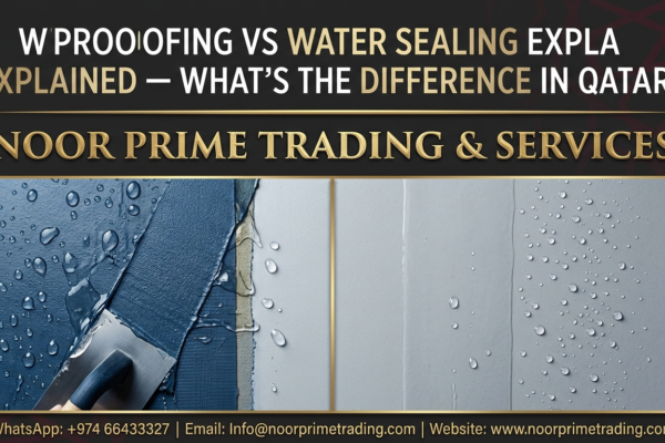 Waterproofing vs Water Sealing Explained — What's the Difference in Qatar?