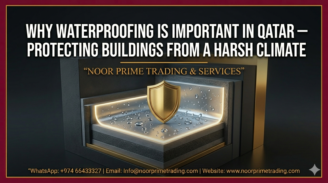 Why Waterproofing Is Important in Qatar — Protecting Buildings from a Harsh Climate